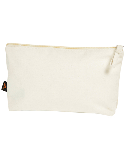 Zipper Bag Organic M - Nature