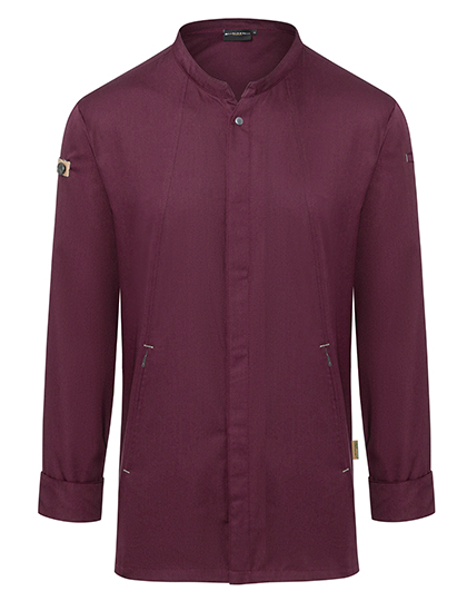Kochjacke Green-Generation - Aubergine (ca. Pantone 5185C)