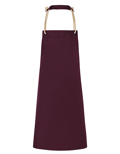 Latzschürze New-Nature - Aubergine (ca. Pantone 5185C)