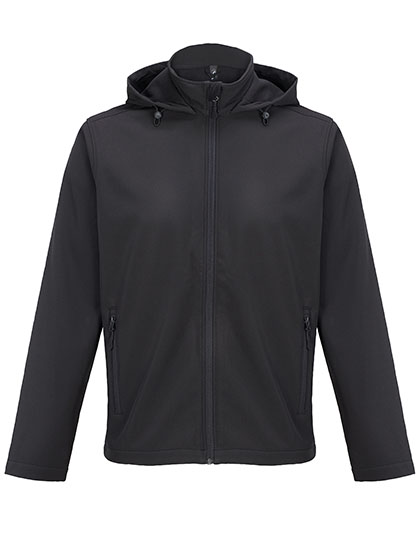 Men´s Race Softshell Hooded Jacket - Black
