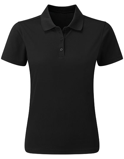 Women´s Spun-Dyed Polo Shirt - Black (ca. Pantone Black C)