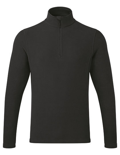 Unisex ´Recyclight´ 1/4 Zip Micro Fleece - Black