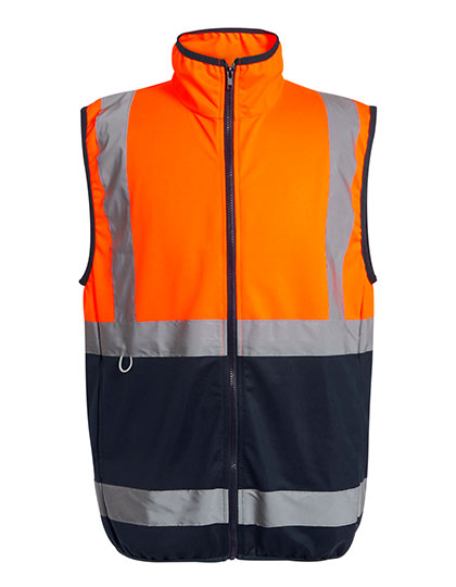 Pro Hi-Vis Full Zip Gilet - Orange