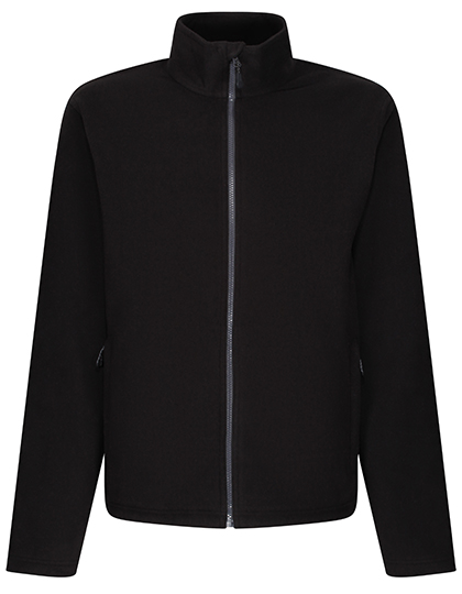 Honestly Made Recycled Full Zip Microfleece - Black