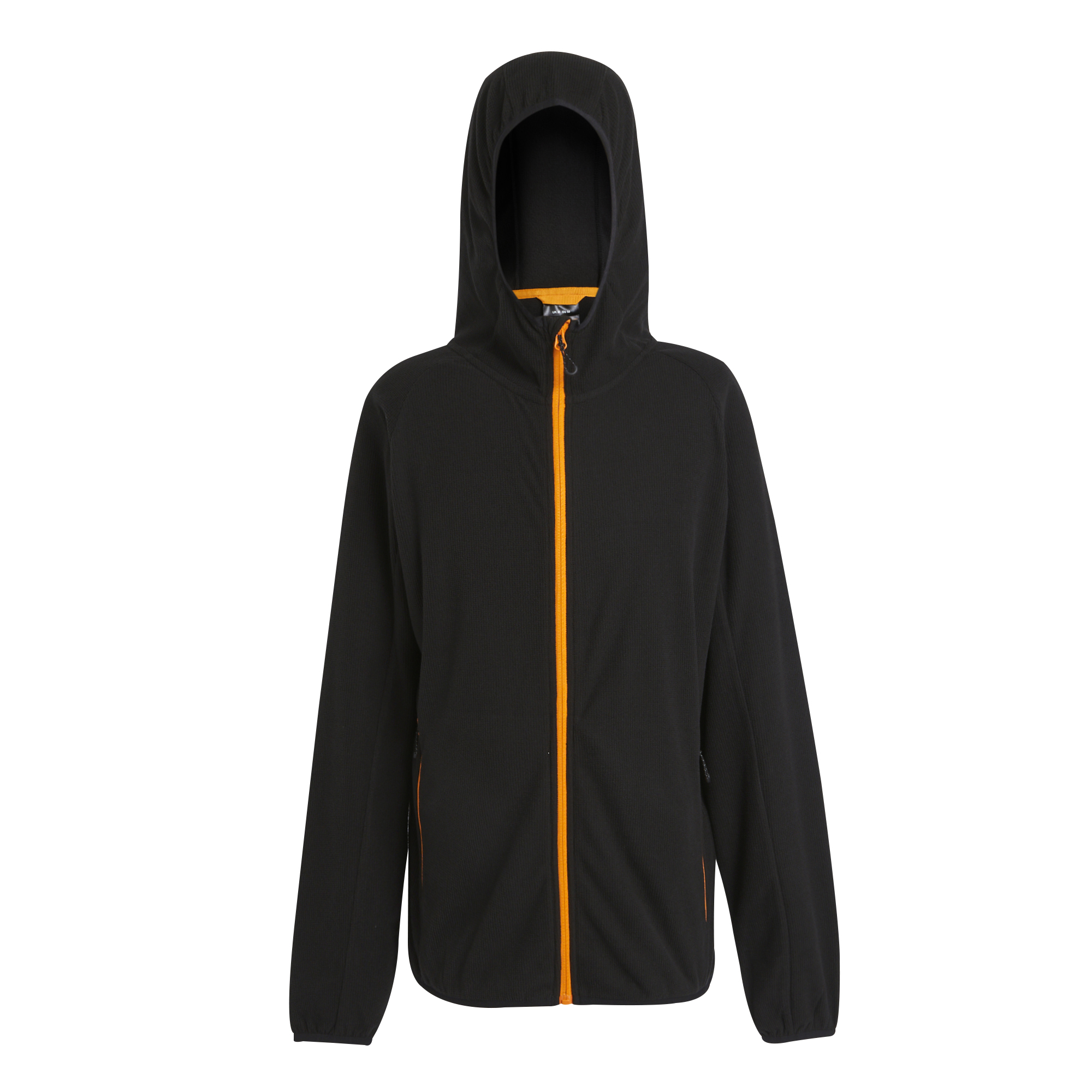 Navigate Hooded Full Zip Fleece - Black