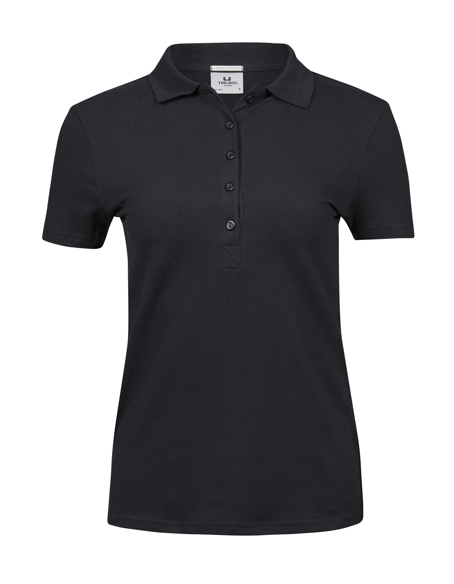 Women´s Luxury Stretch Polo - Black