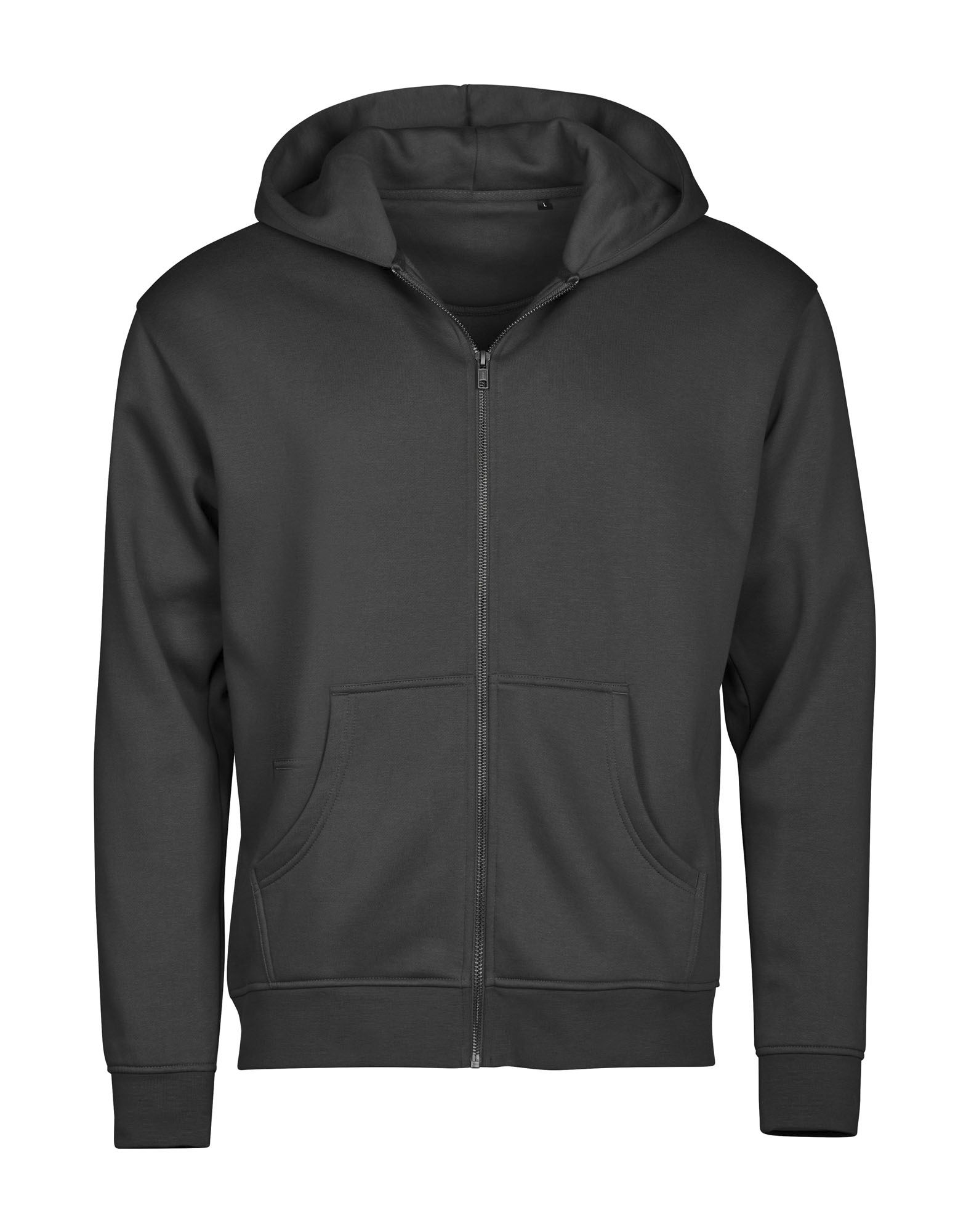 UNLABELED Hooded Full Zip Sweatshirt - Black