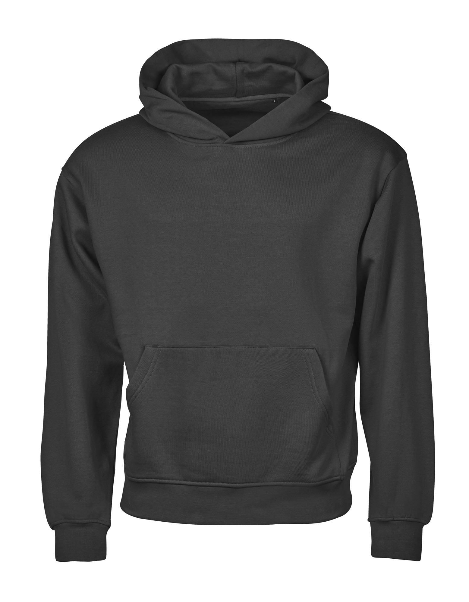 UNLABELED Heavy Loose Fit Hooded Sweatshirt - Black