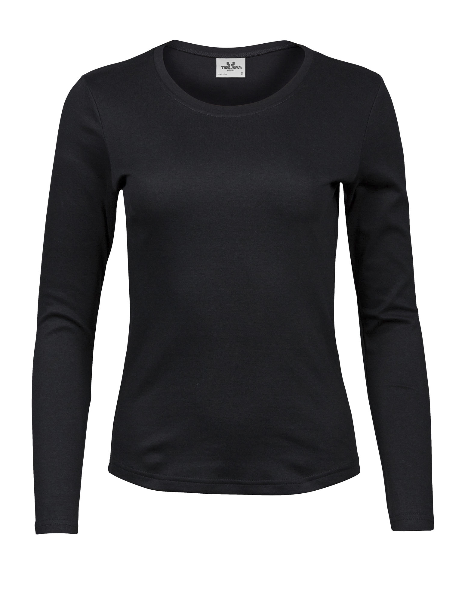 Women´s Long Sleeve Interlock Tee - Black