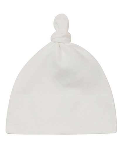 Baby One Knot Hat - White