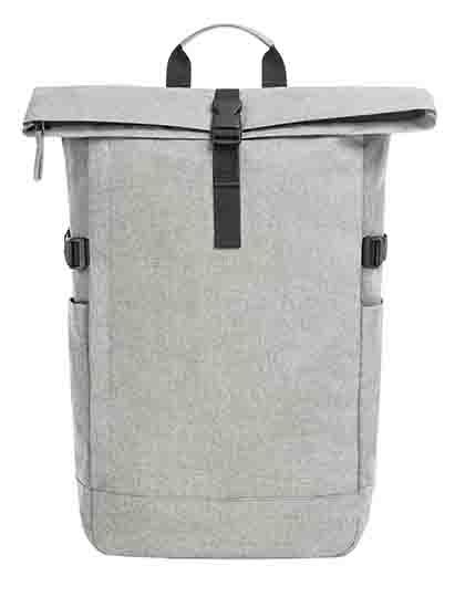 Notebook Backpack Circle - Light Grey Melange
