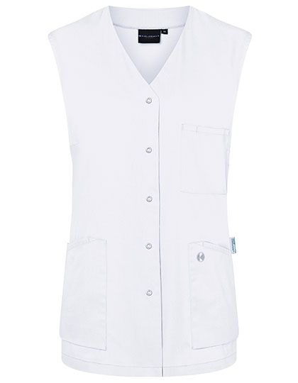 Ärmelloser Damenkasack Essential - White