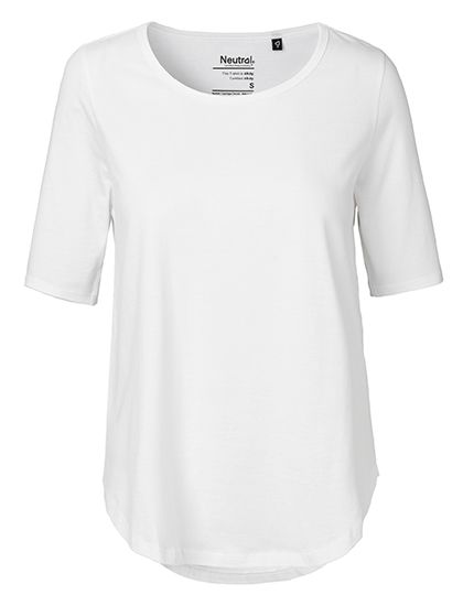 Ladies´ Half Sleeve T-Shirt - White