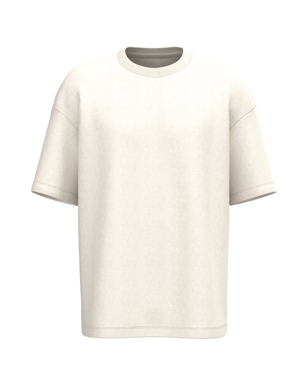 Unisex Oversize T-Shirt aus French Terry - Vorne