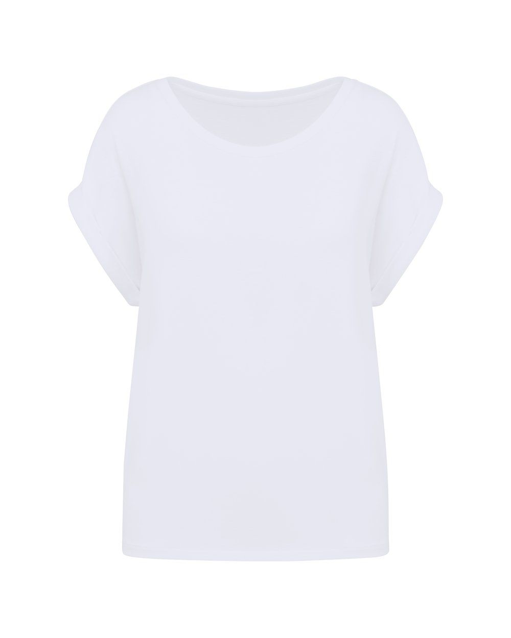 Damen-T-Shirt mit Reversärmeln Vorschau
