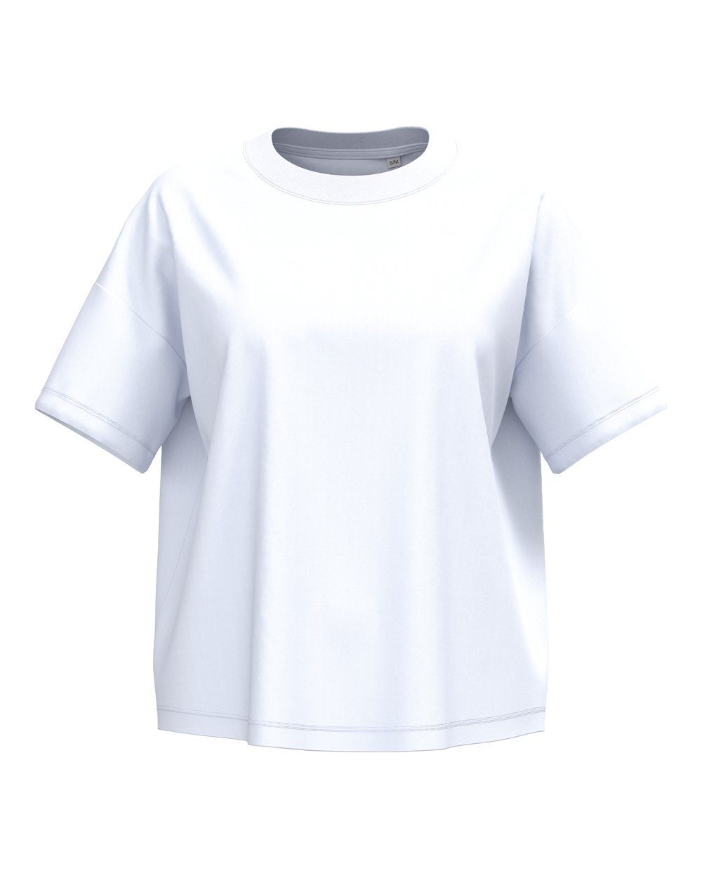 Oversize Damen-T-Shirt - Vorne