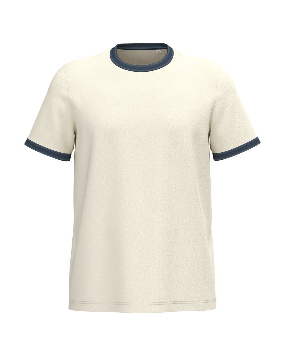 Ringer-T-Shirt mit kontrastierenden Kanten und verwaschenem Effekt für Herren Vorschau
