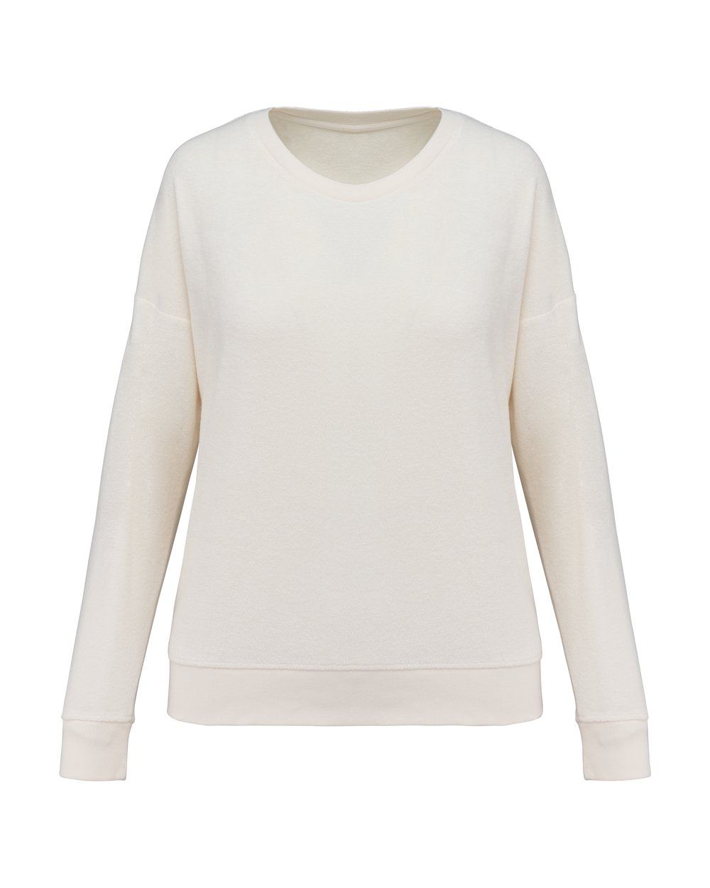 Damen-Sweatshirt aus Frottee - Vorne