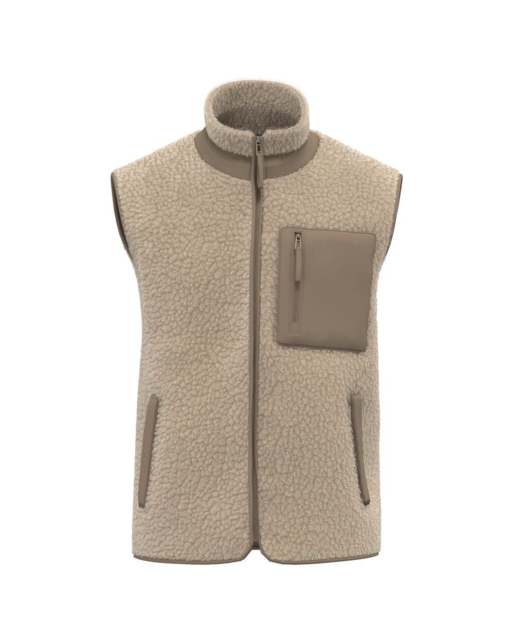 Unisex Sherpa-Bodywarmer Vorschau