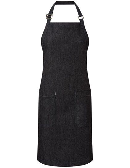 Organic Denim Fairtrade Bib Apron - Indigo Denim