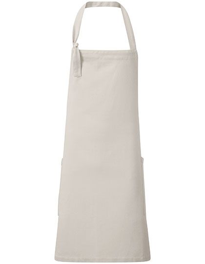 'Regenerate' Bib Apron - Natural Denim (ca. Pantone 4755C)