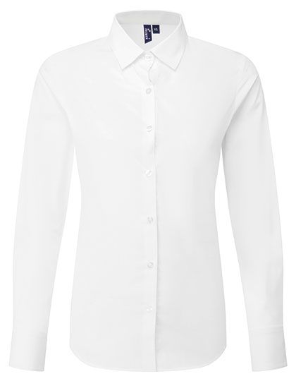 Women’s Long Sleeve ‘Recyclight’ Poplin Shirt - White