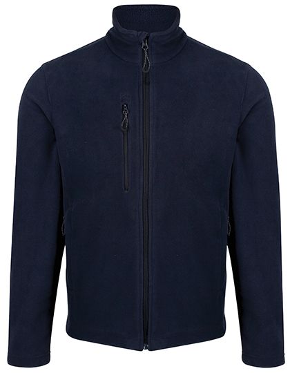Honestly Made Recycled Full Zip Fleece Jacket - Navy