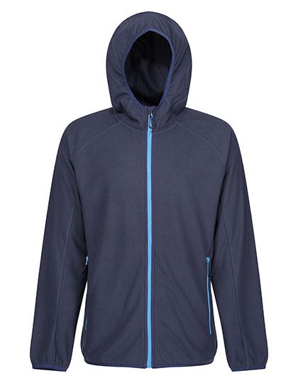 Navigate Hooded Full Zip Fleece - Navy