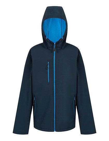 Navigate 2-Layer Hooded Softshell Jacket - Navy