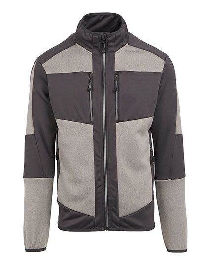 E-volve Unisex Knit Effect Stretch Midlayer Jacket Vorschau