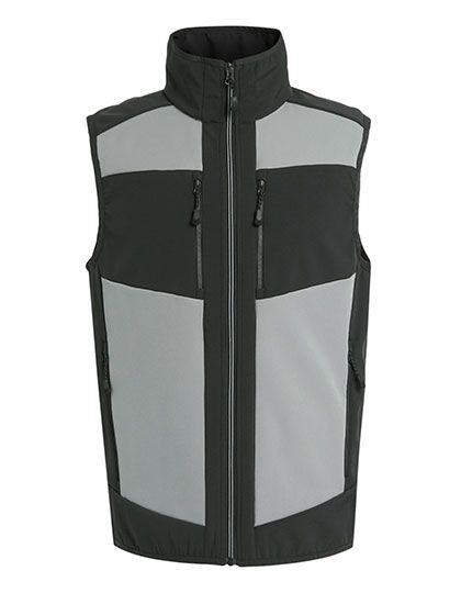 E-volve Unisex 2-Layer Softshell Bodywarmer - Mineral Grey