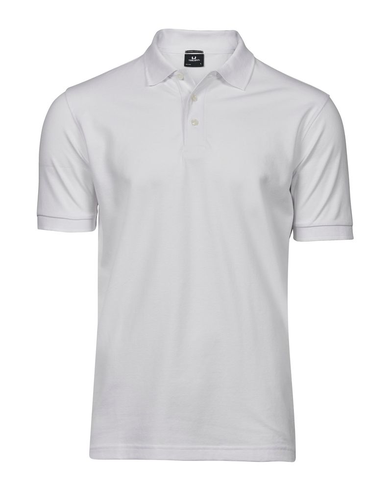 Men´s Luxury Stretch Polo - White