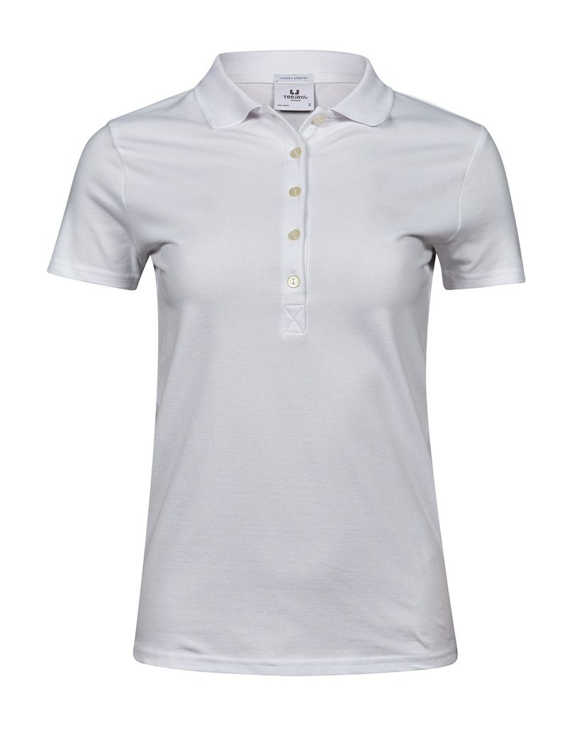 Women´s Luxury Stretch Polo - White