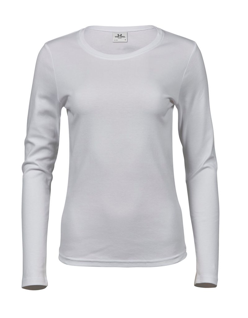 Women´s Long Sleeve Interlock Tee - White