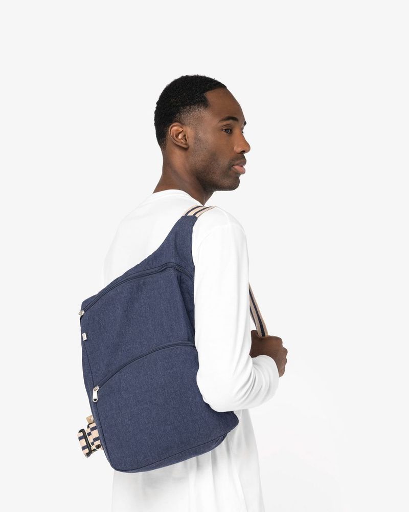 Rucksack - Horizon Blue / Desert Sand / Horizon Blue Stripe