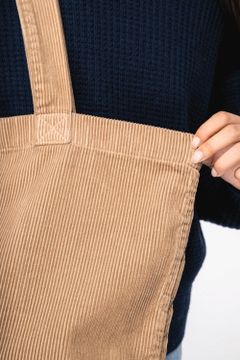 Ausgewaschene Tasche aus Kord, Foto 2