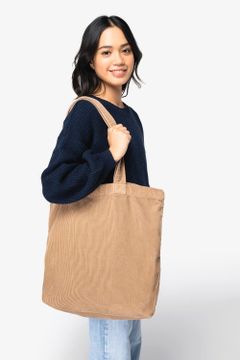 Ausgewaschene Tasche aus Kord, Foto 1