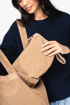 Ausgewaschene kleine Tasche aus Kord, Foto 2
