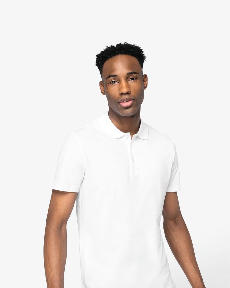 Herren-Polohemd - White