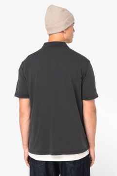 Ausgewaschenes Herren-Polohemd aus Jersey, Foto 5