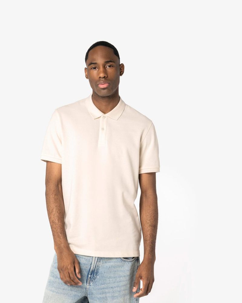 Polohemd aus Pikeetrikot für Herren - White