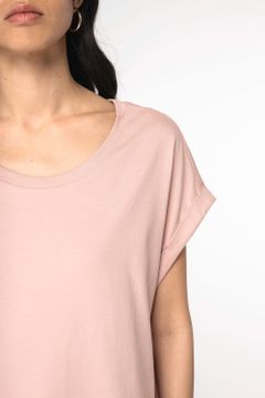 Damen-T-Shirt mit Reversärmeln, Foto 4