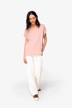 Damen-T-Shirt mit Reversärmeln, Foto 2