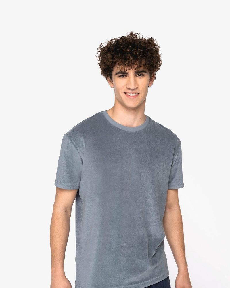 T-Shirt aus Frottee für Herren - Ivory