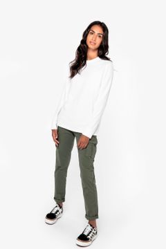 Ausgewaschene Cargohose für Damen, Foto 2