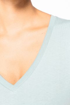 Damen T-Shirt mit V-Ausschnitt, Foto 5