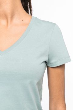 Damen T-Shirt mit V-Ausschnitt, Foto 4