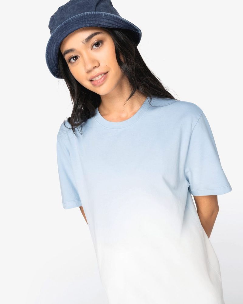 Unisex Dip Dye T-Shirt - Dip Dye Petal Rose