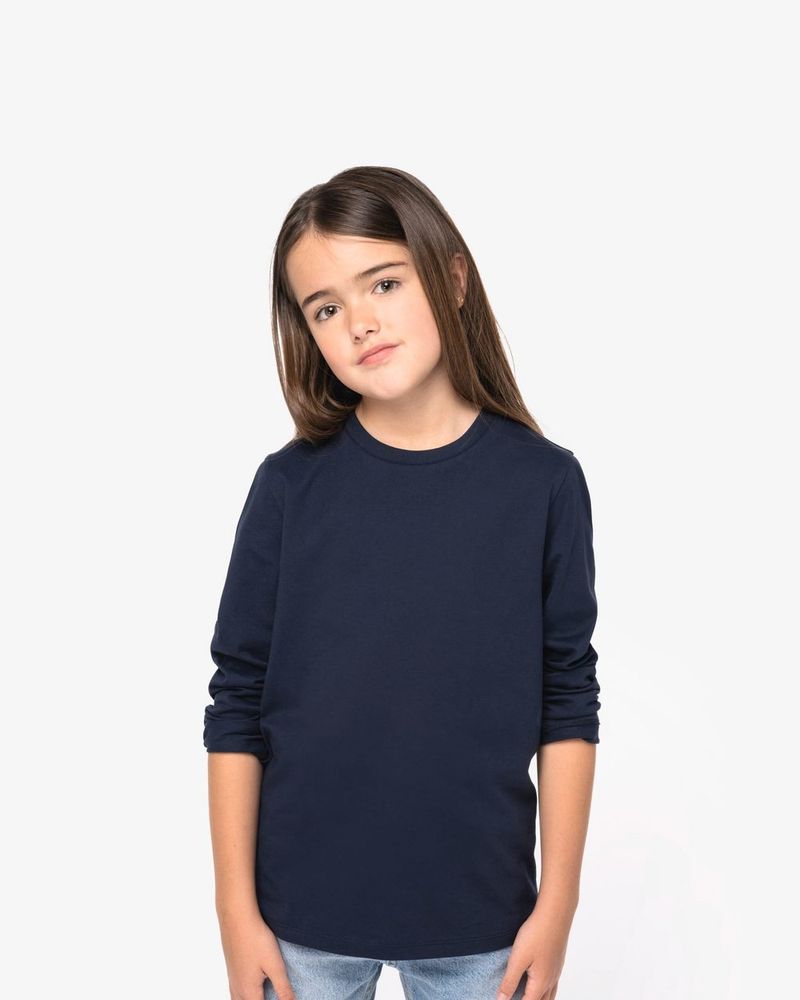 Langarmshirt für Kinder - White