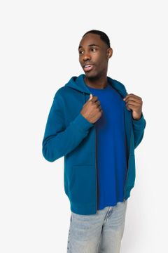 Unisex Kapuzensweatshirt mit Reißverschluss, Foto 1
